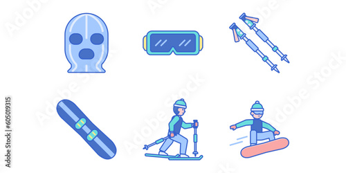 Winter travel logo design inspiration