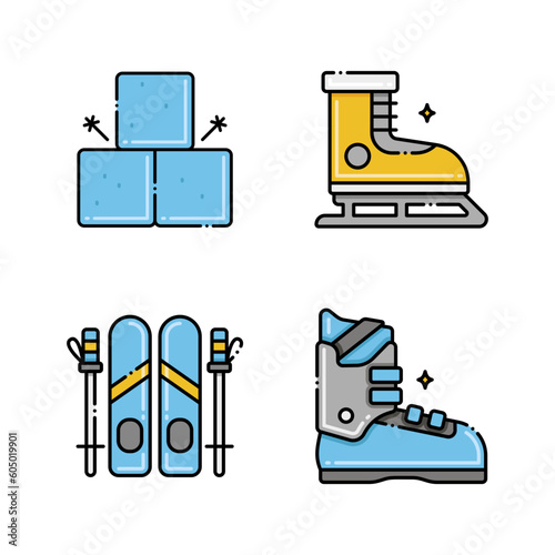Winter Season logo design inspiration
