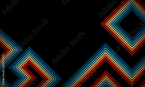 Vintage Striped Backgrounds, Posters, Banner Samples, Retro Colors from the 1970s 1900s, 70s, 80s, 90s. retro vintage 70s style stripes background poster lines. shapes vector design graphic 1980s