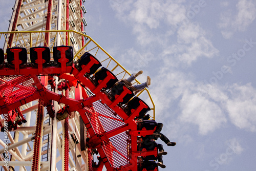 Cuadro en lienzo Rest in the amusement park