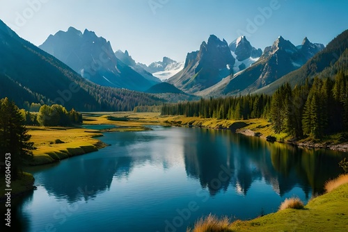 mountain river in the mountains © Being Imaginative