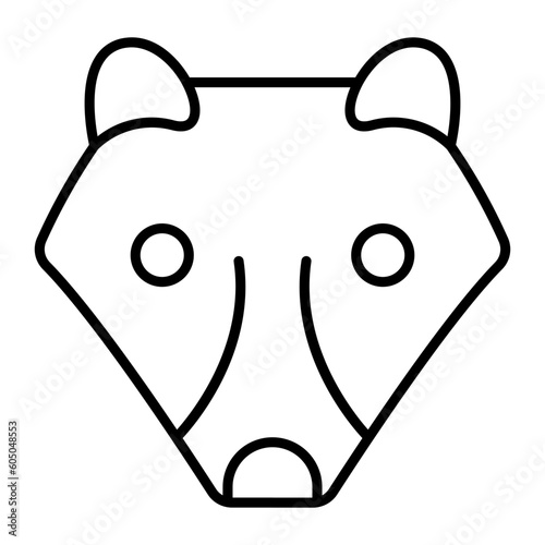 Weasel Thin Line Icon
