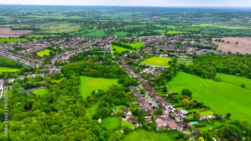 Wallpaper Mural Aerial footage of Epping park in Essex, England, UK Torontodigital.ca