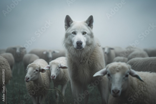 Wolf in Sheeps Clothing, AI Generated Imagery