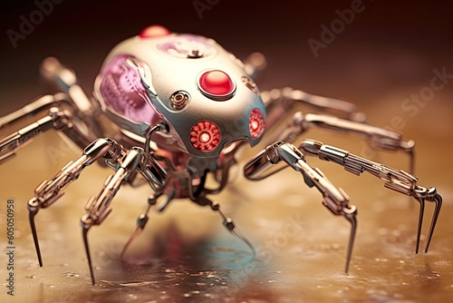 Like a microscopic surgeon, the nanorobot commences its assault. It releases a tailored payload of anti-cancer agents, carefully calibrated to disrupt the cancer cell's vital processes. Generative AI photo