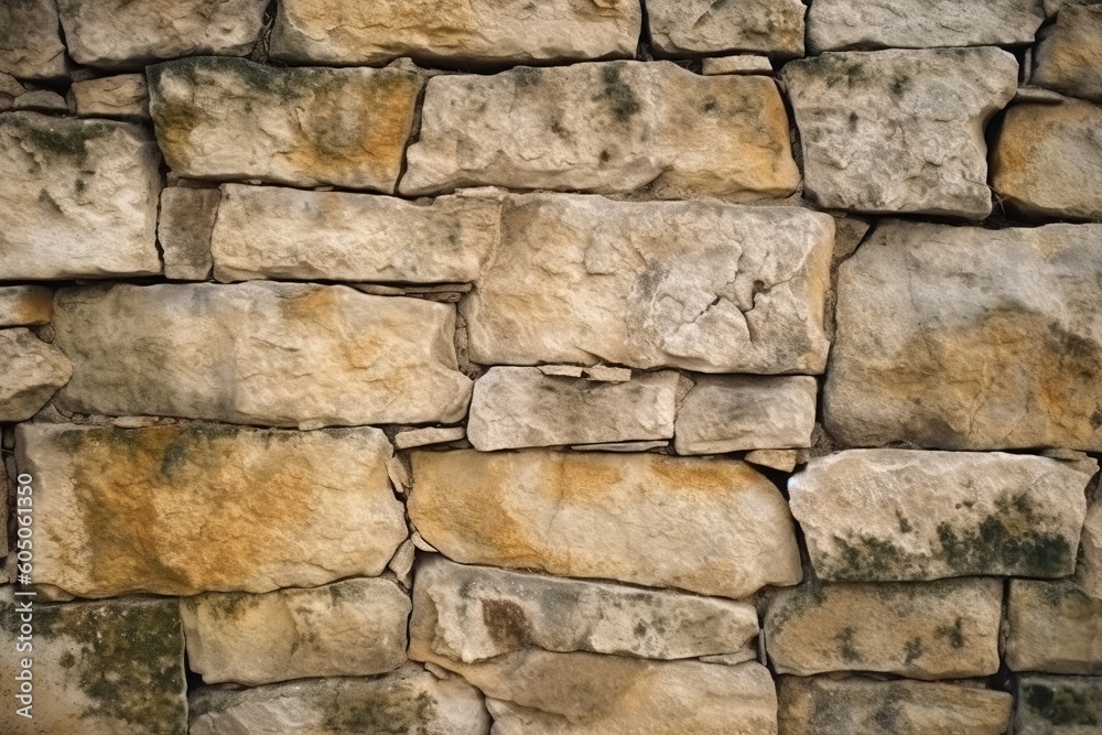 Stone wall background, generative ai Stone wall background, generative ai