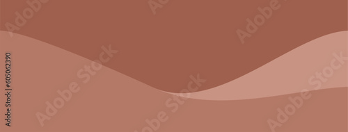 Minimalist modern art abstract vector background in light brown colors.