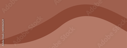 Minimalist modern art abstract vector background in light brown colors.