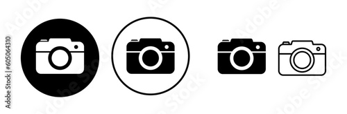 Camera Icon in trendy flat style isolated. Camera symbol web site design