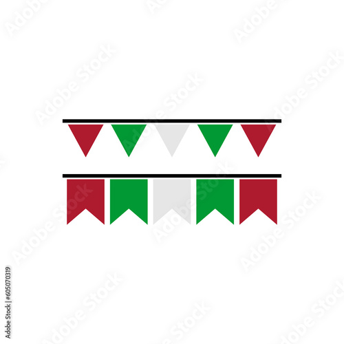 Burundi flags icon set, Burundi independence day icon set vector sign symbol