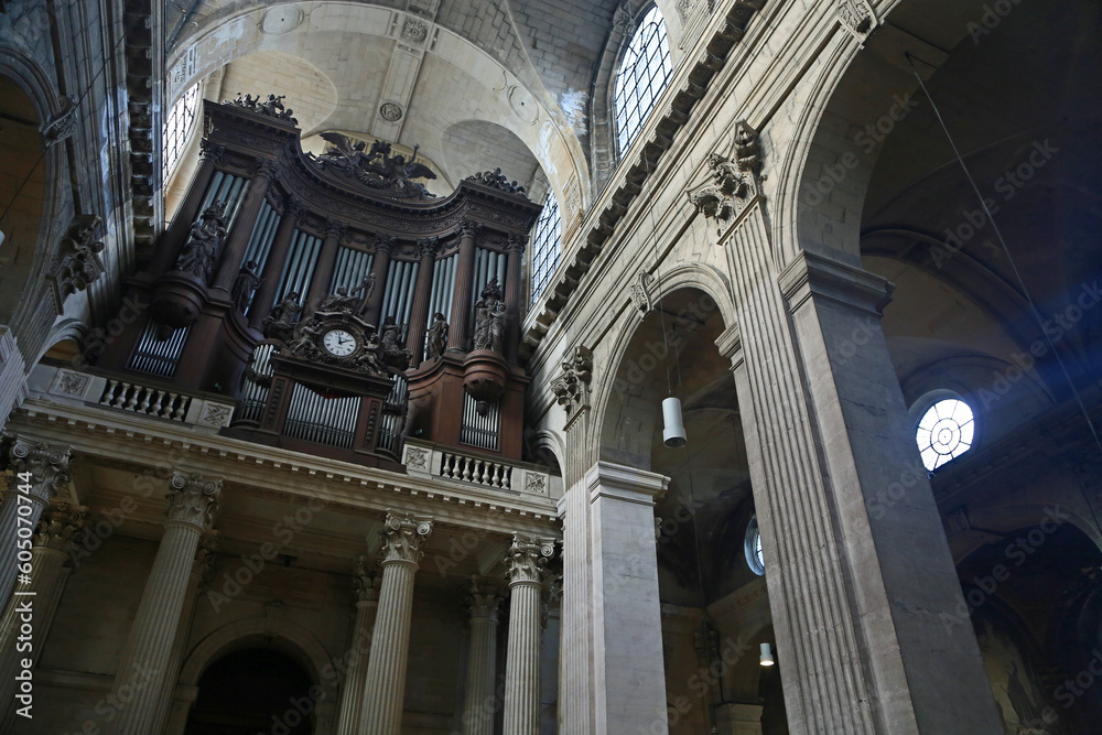 The organ in Saint-Sulpice, Paris, France