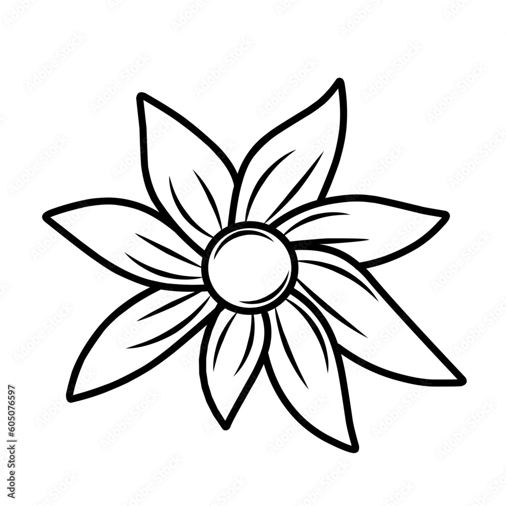 Flower Lineart Flower Lineart