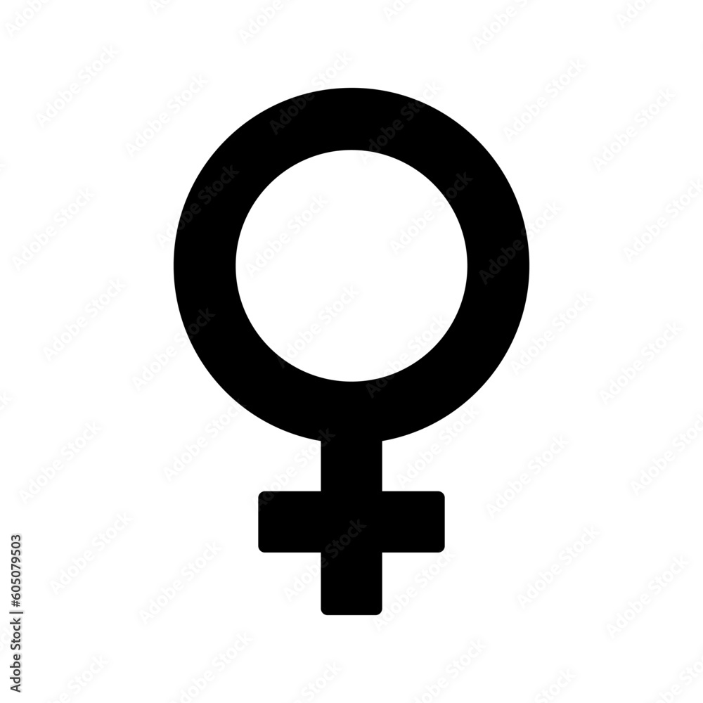 Female icon. sign for mobile concept and web design. vector illustration Female icon. sign for mobile concept and web design. vector illustration