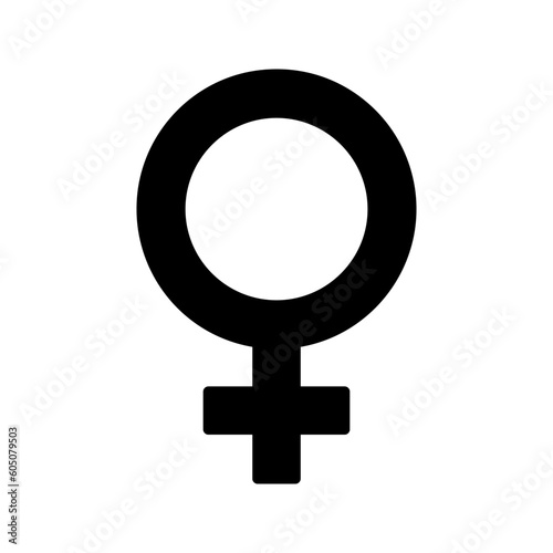 Female icon. sign for mobile concept and web design. vector illustration