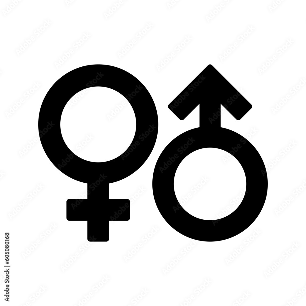 Gender icon. sign for mobile concept and web design. vector illustration Gender icon. sign for mobile concept and web design. vector illustration