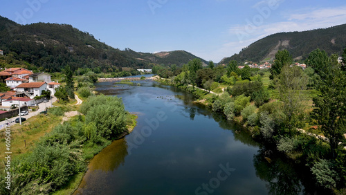 View over Mondego river in Penacova