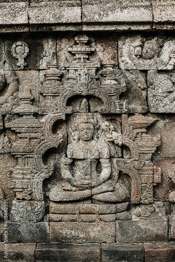 Magelang, Indonesia - 23 May 2023
Detail of Reliefs Borobudur Temple in Magelang, Central Java, Indonesia. This Temple is one of favourite tourism areas in Magelang or around Yogyakarta Magelang, Indonesia - 23 May 2023
Detail of Reliefs Borobudur Temple in Magelang, Central Java, Indonesia. This Temple is one of favourite tourism areas in Magelang or around Yogyakarta