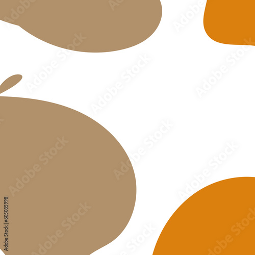 Wallpaper Mural Neutral Boho Abstract Shapes Frame Background  Torontodigital.ca