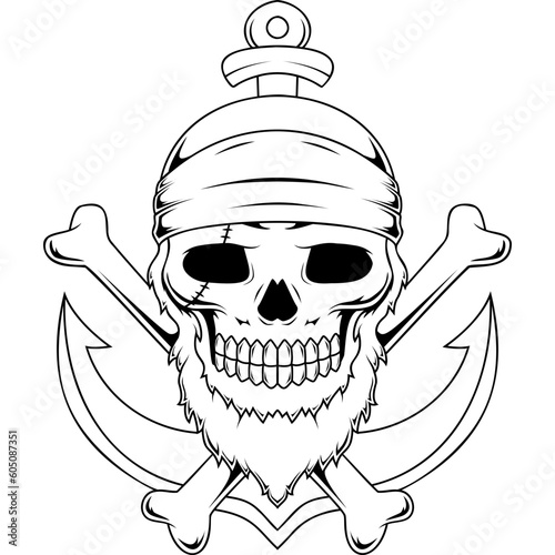 skull skull mascot character