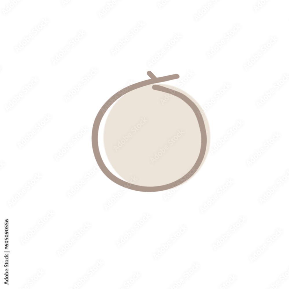 Shape minimal tone modern cute style 