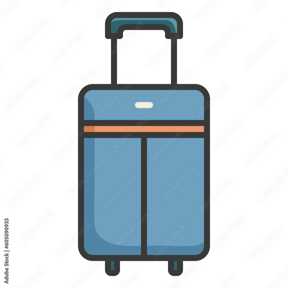 Suitcase or bag icon for travel luggage Suitcase or bag icon for travel luggage