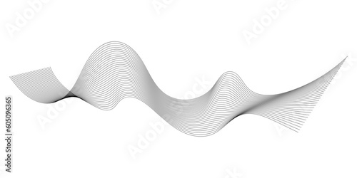 Abstract Digital Line Waves 12