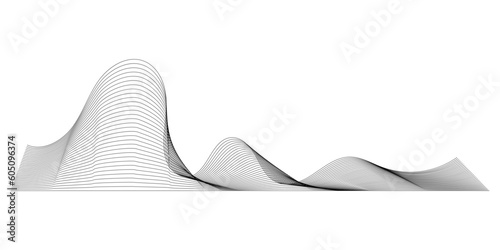 Abstract Digital Line Waves 08