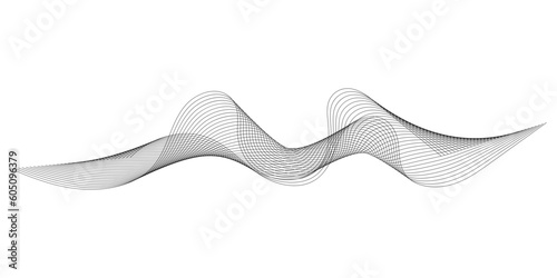 Abstract Digital Line Waves 10