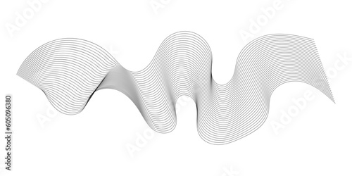 Abstract Digital Line Waves 06