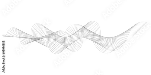 Abstract Digital Line Waves 04