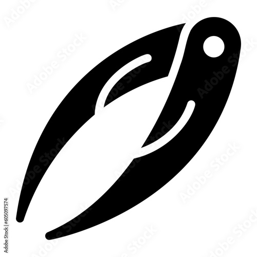 tweezers Solid icon