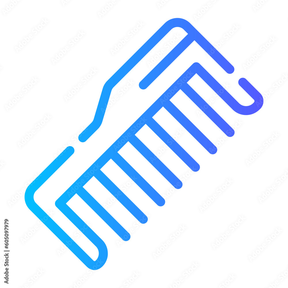 combs Line Gradient Icon combs Line Gradient Icon