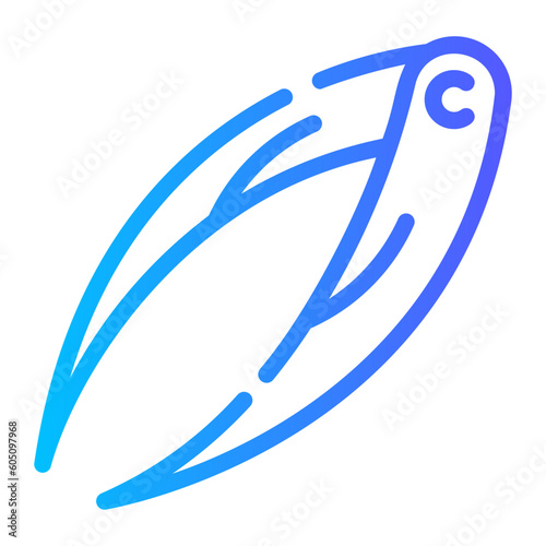 tweezers Line Gradient Icon