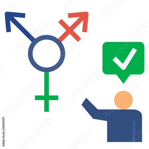 alternative_sex flat style icon