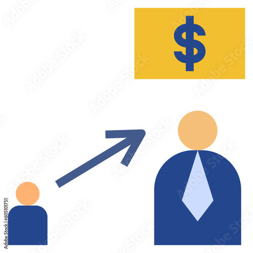develop flat style icon