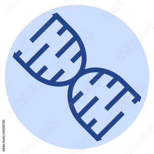 dna flat style icon