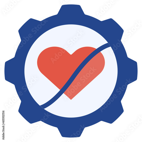 heartbroken flat style icon