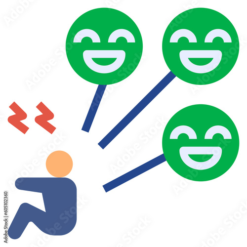 mood flat style icon