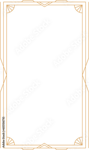 Art Deco Frame Element