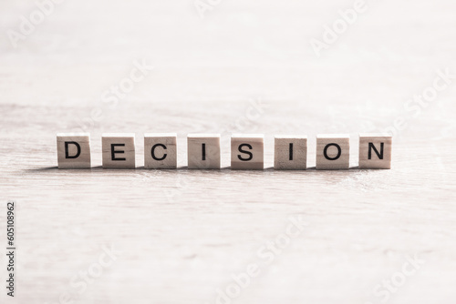 Take decision and make step photo