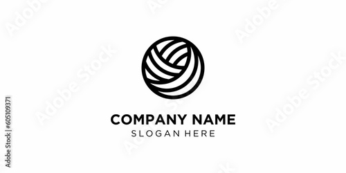Wool Logo design icon symbol vector EPS10