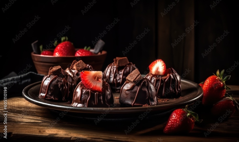 Chocolates cup candle in a glass bowl HD 8K wallpaper Stock Photography Photo Image