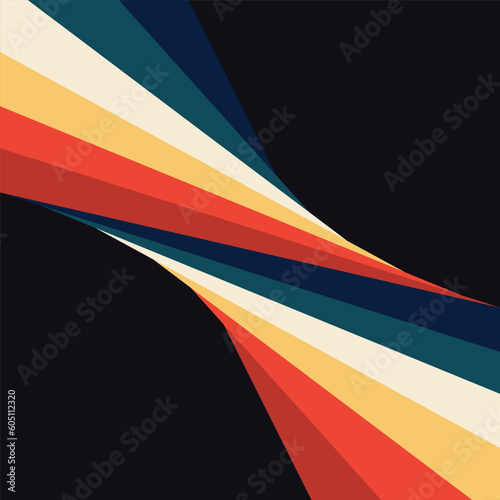 Swirl lines different colors