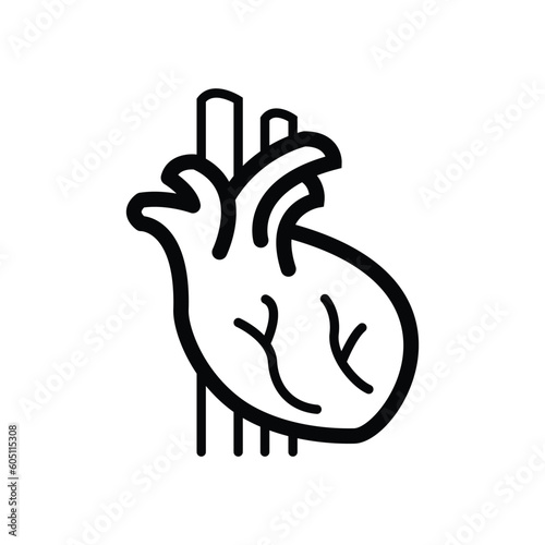 Human heart vector icon