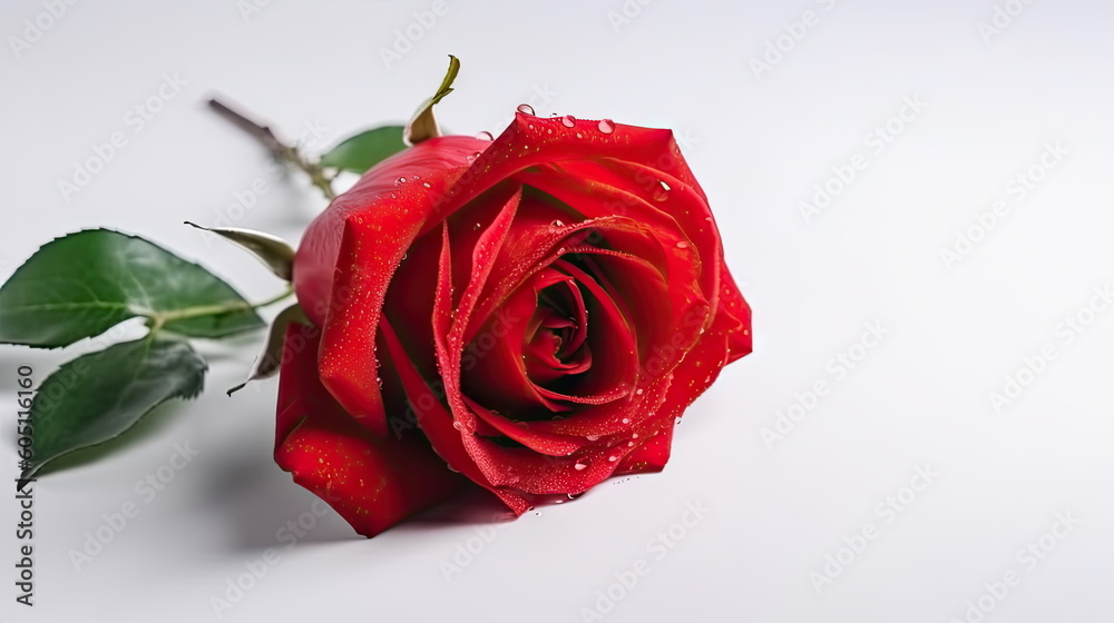 red rose flower on white background red rose flower on white background
