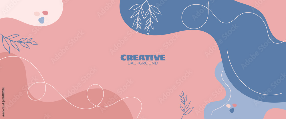 Creative simple abstract bright background, suitable for social media templates, banners, posters, etc.