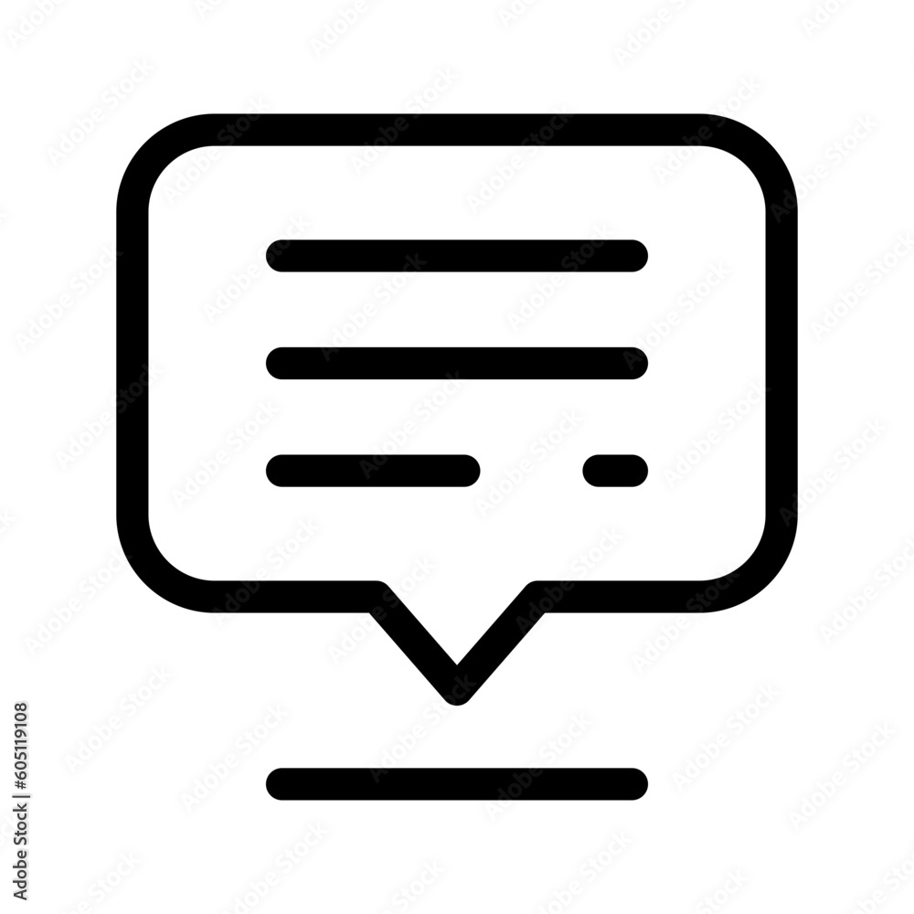 Chat Icon Vector Symbol Design Illustration Chat Icon Vector Symbol Design Illustration