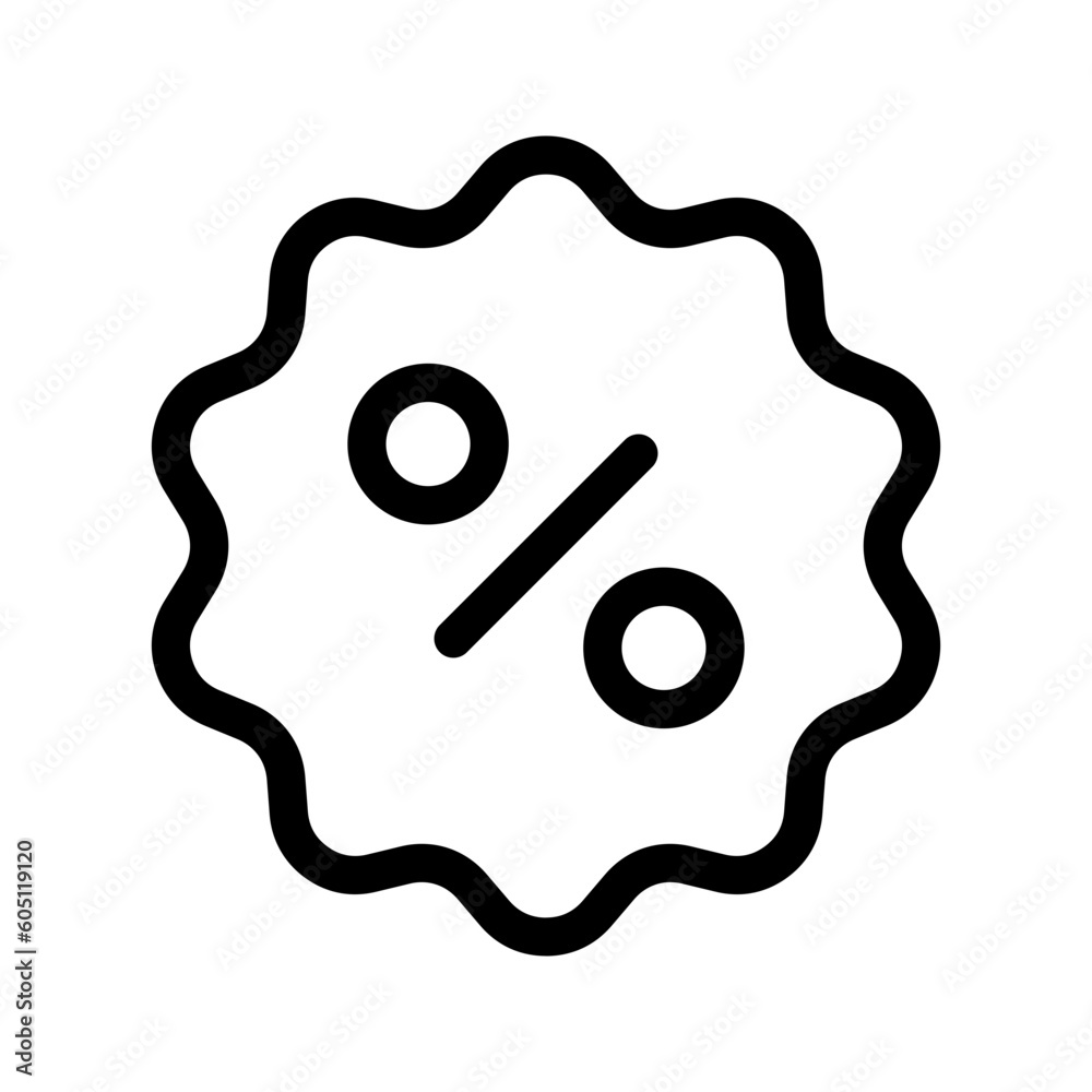 Discount Icon Vector Symbol Design Illustration Discount Icon Vector Symbol Design Illustration