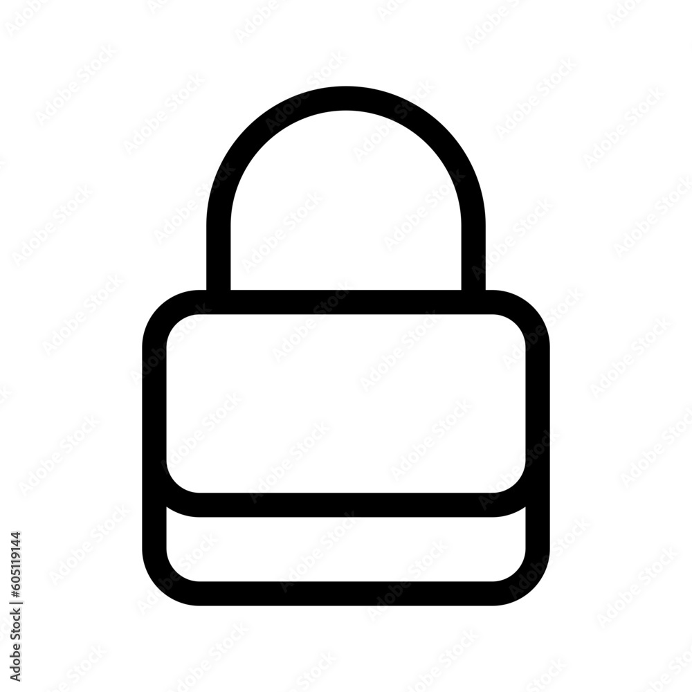 Lock Icon Vector Symbol Design Illustration Lock Icon Vector Symbol Design Illustration