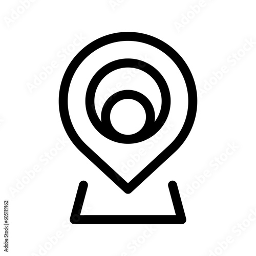 Place Localizer Icon Vector Symbol Design Illustration photo